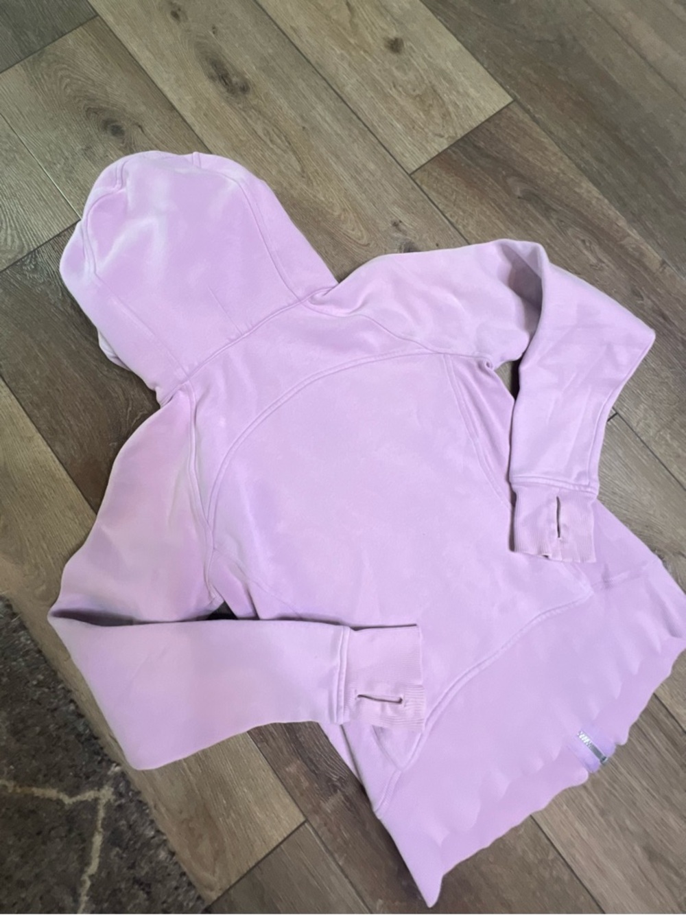 lululemon athletica Light Pink Scuba Hoodie Jacket - Picture 4 of 4